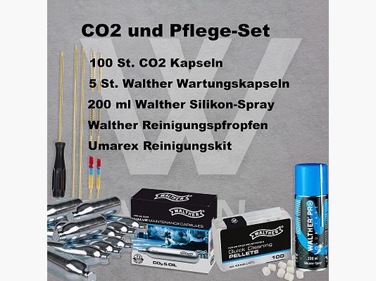CO2 und Pflege-Set
