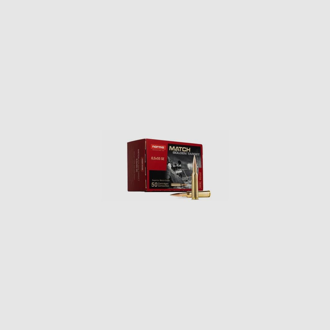 6.5×55 Norma Golden Target Match 8.4g / 130grs.