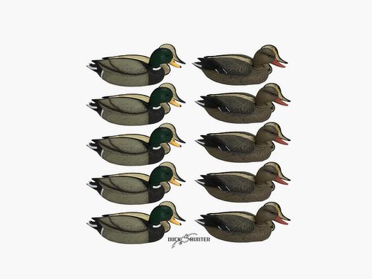 Onzinkbare eendvormen Duck Hunter x10