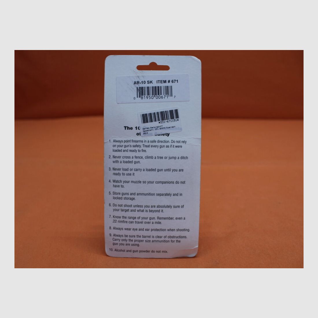Timney SR-25: Gruppo di scatto a singolo stadio Timney 4lb Skeleton Small Pin .154" (671)/ ca. 18,6N