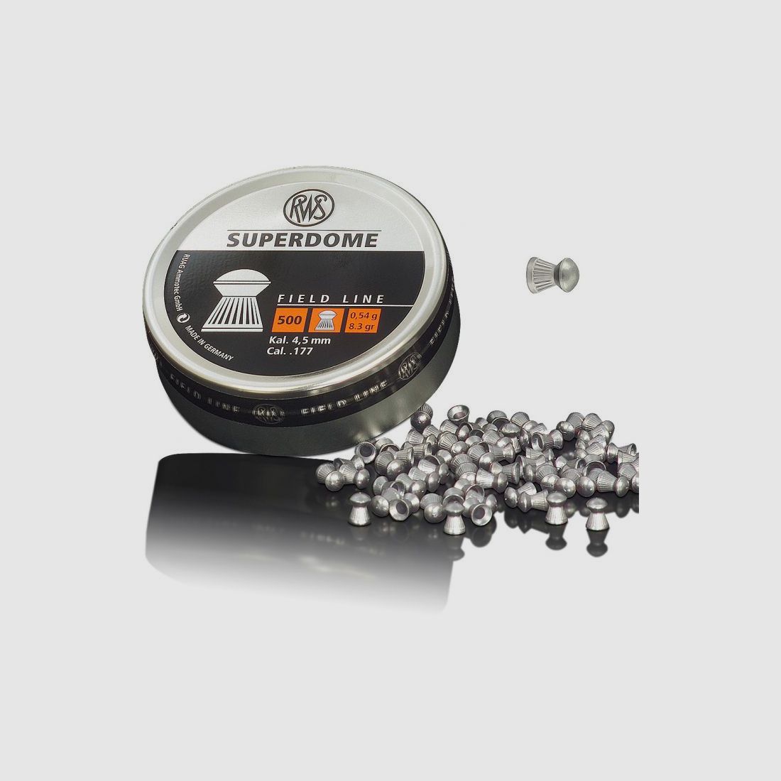 RWS SUPERDOME BALAS Cal. 4,5 500 ud.