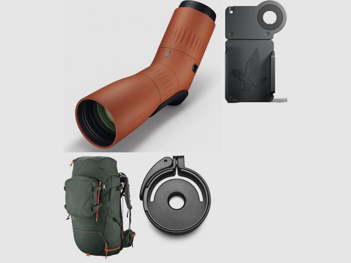 SWAROVSKI OPTIK Swarovski ATC 17-40x56 Orange mit BPH 44L Expertenpaket Bergjagd