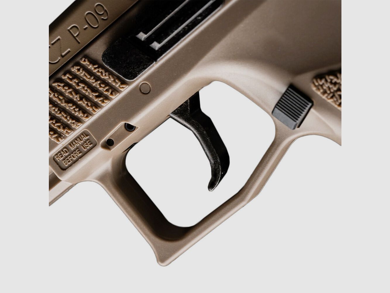 ASG	 CZ P-09 Full FDE Co2 Pistole 4,5mm Diabolo Koffer Set