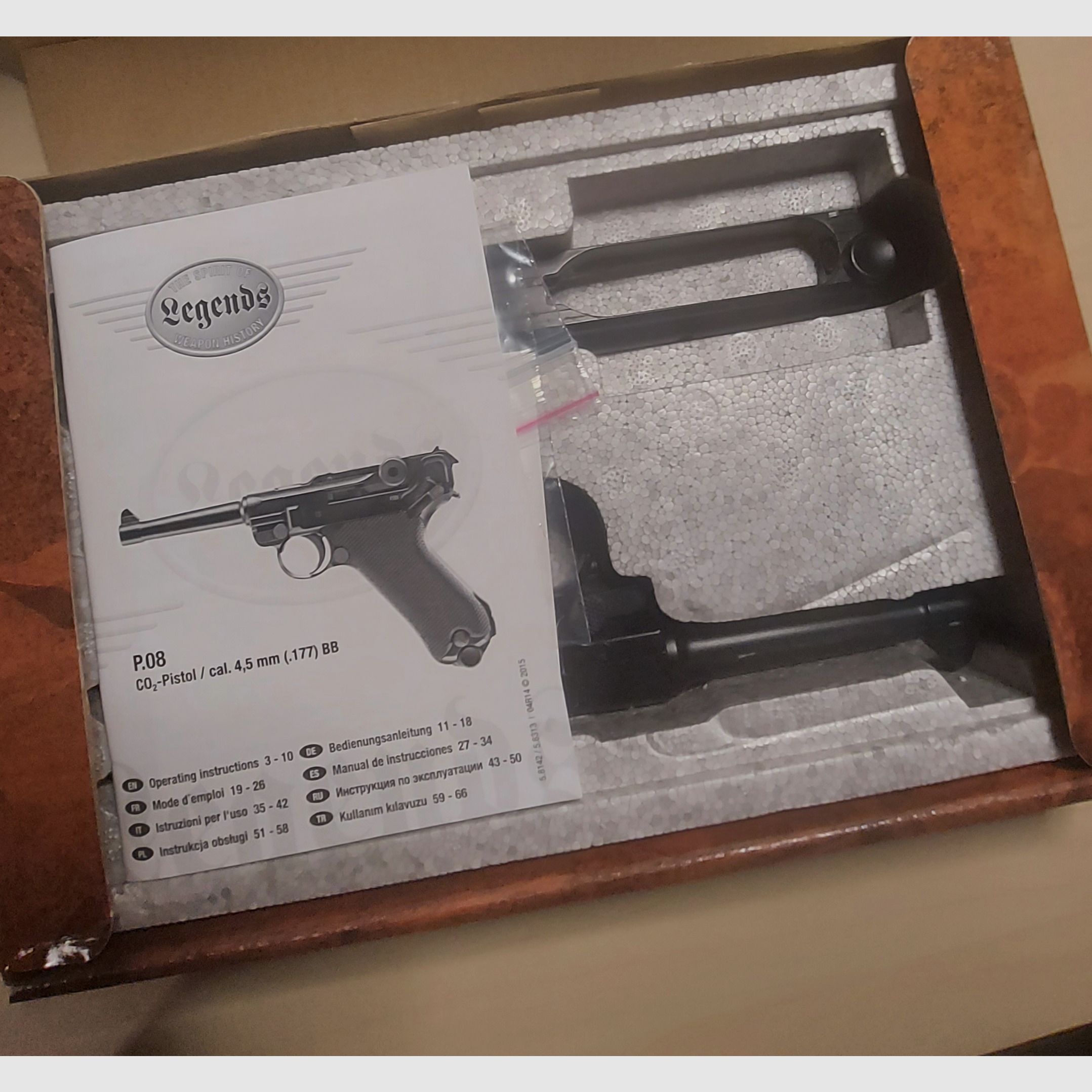 Umarex Legends P08 Blowback Luftpistole CO2