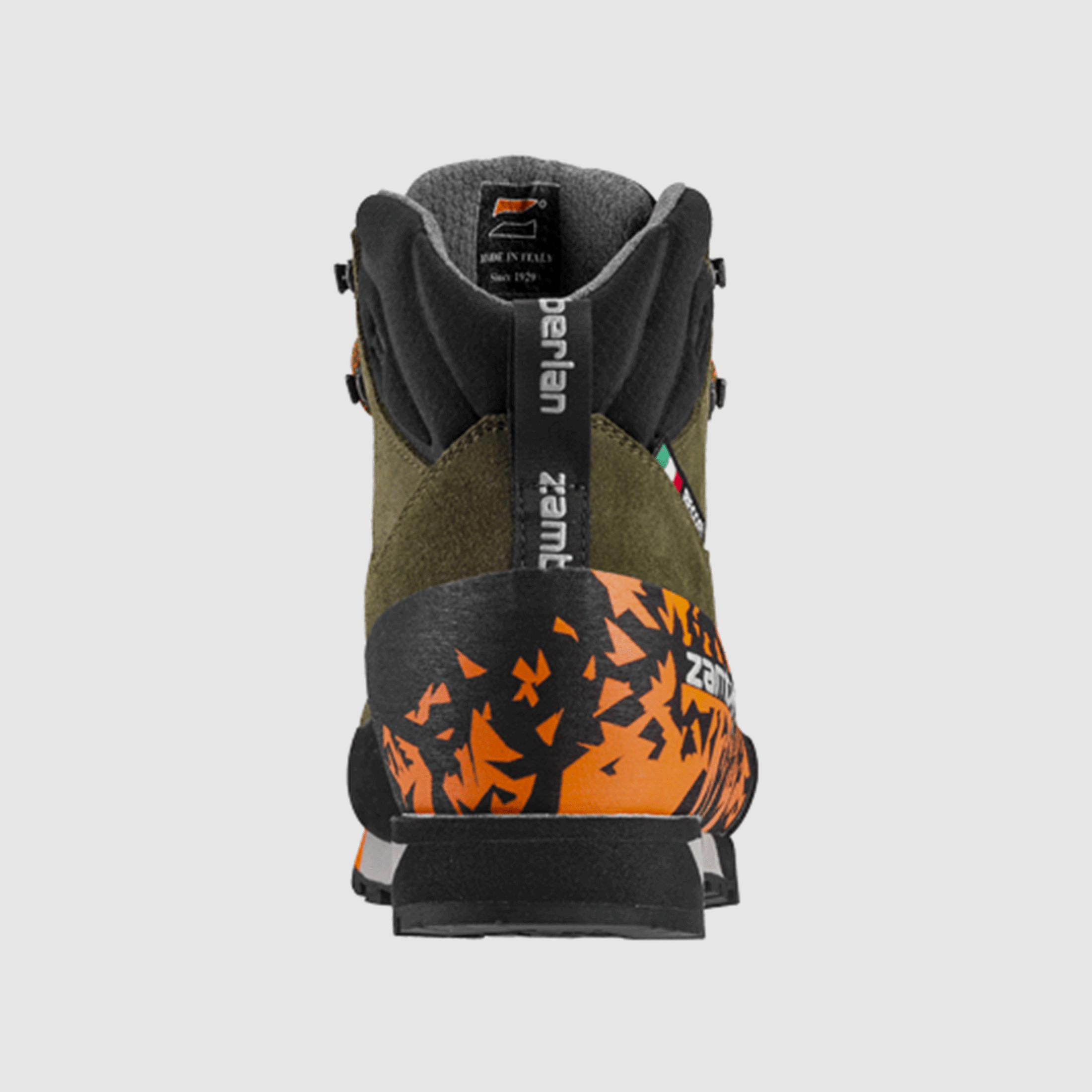 SCHOENEN – ZAMBERLAN – 226 SALATHE’ TREK GTX Donkergroen/Oranje, afbeelding 5 van 7
