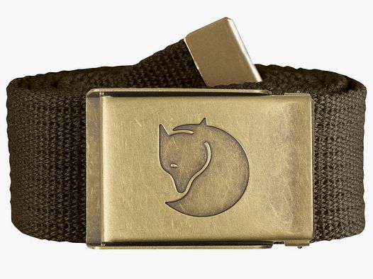 Fjällräven Gürtel Canvas Brass Dark Olive