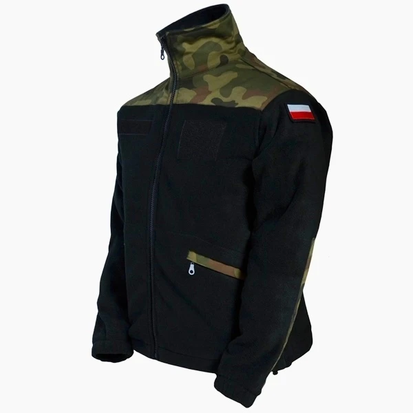 Forro polar militar negro para niño WZ93 PL, militar, liquidación