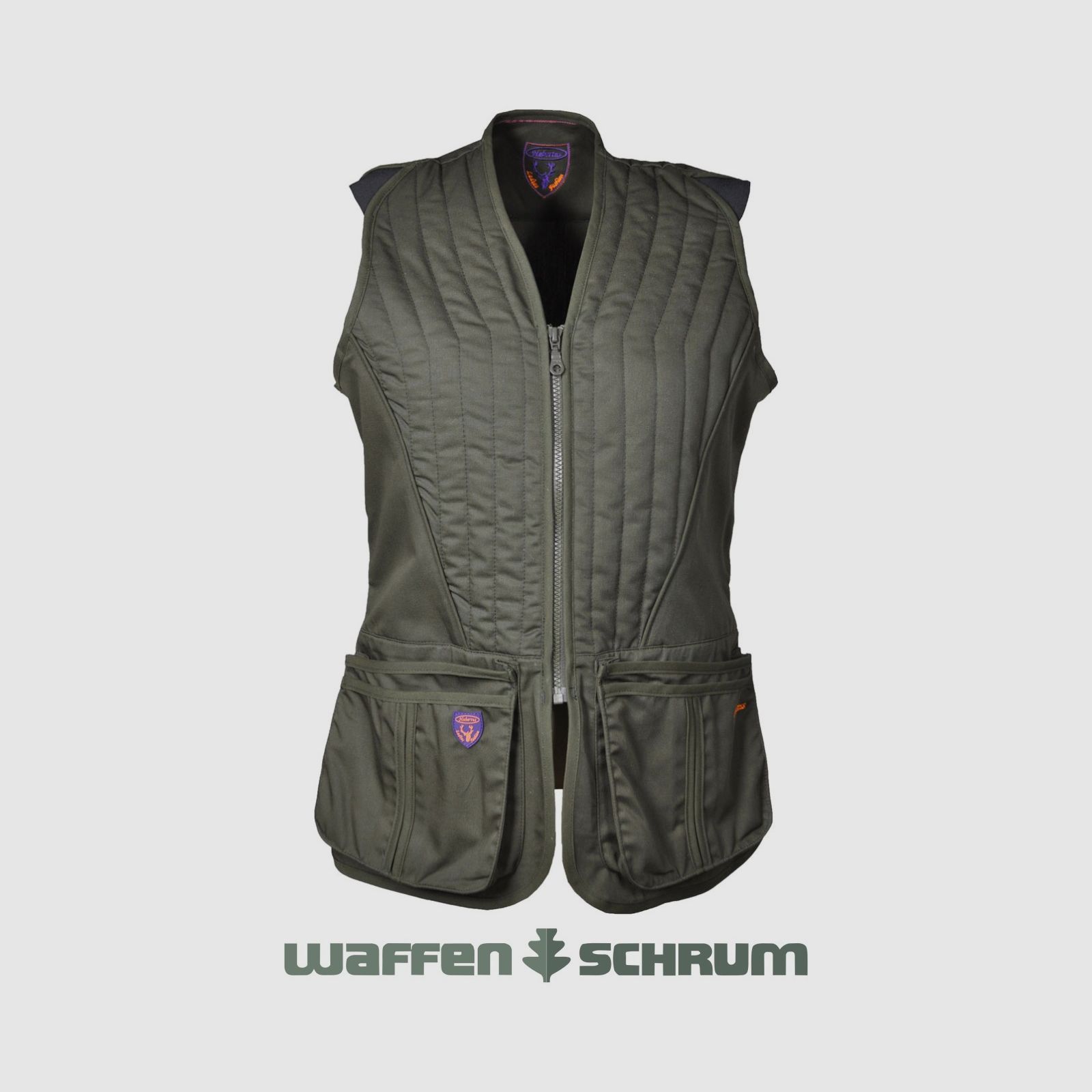 Hubertus shooting vest dark olive