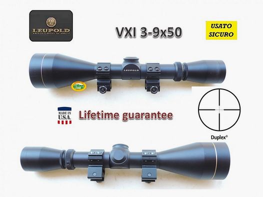 LEUPOLD VXI 3-9X50 occasione reticolo Duplex