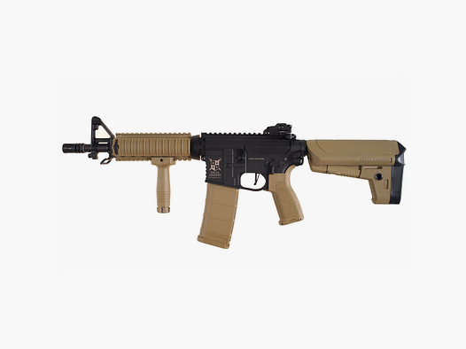 AR15 CQB-R CHARLIE TAN/Negro Rifle S-AEG Airsoft Libre a partir de 18 Años | Delta Armory