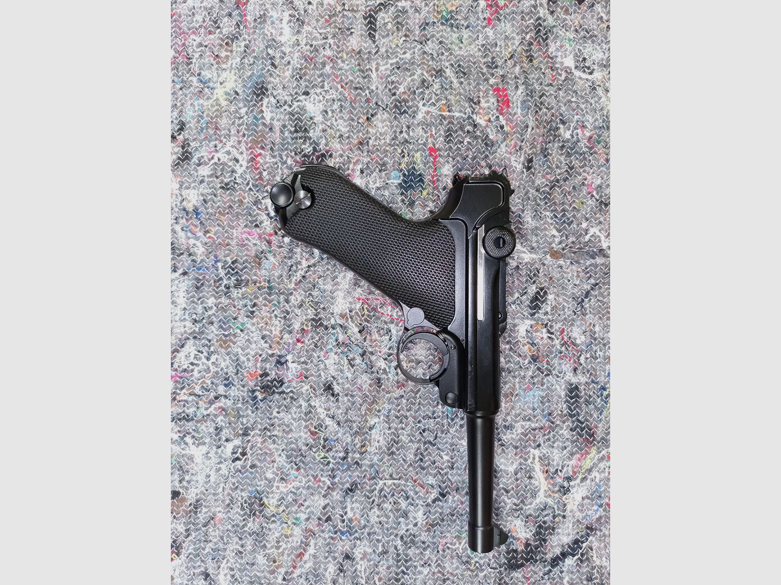 Umarex Legends Pistolet P08 - 4,5 mm stalowe BB pistolet Co2 w metalowej obudowie z systemem Blowback