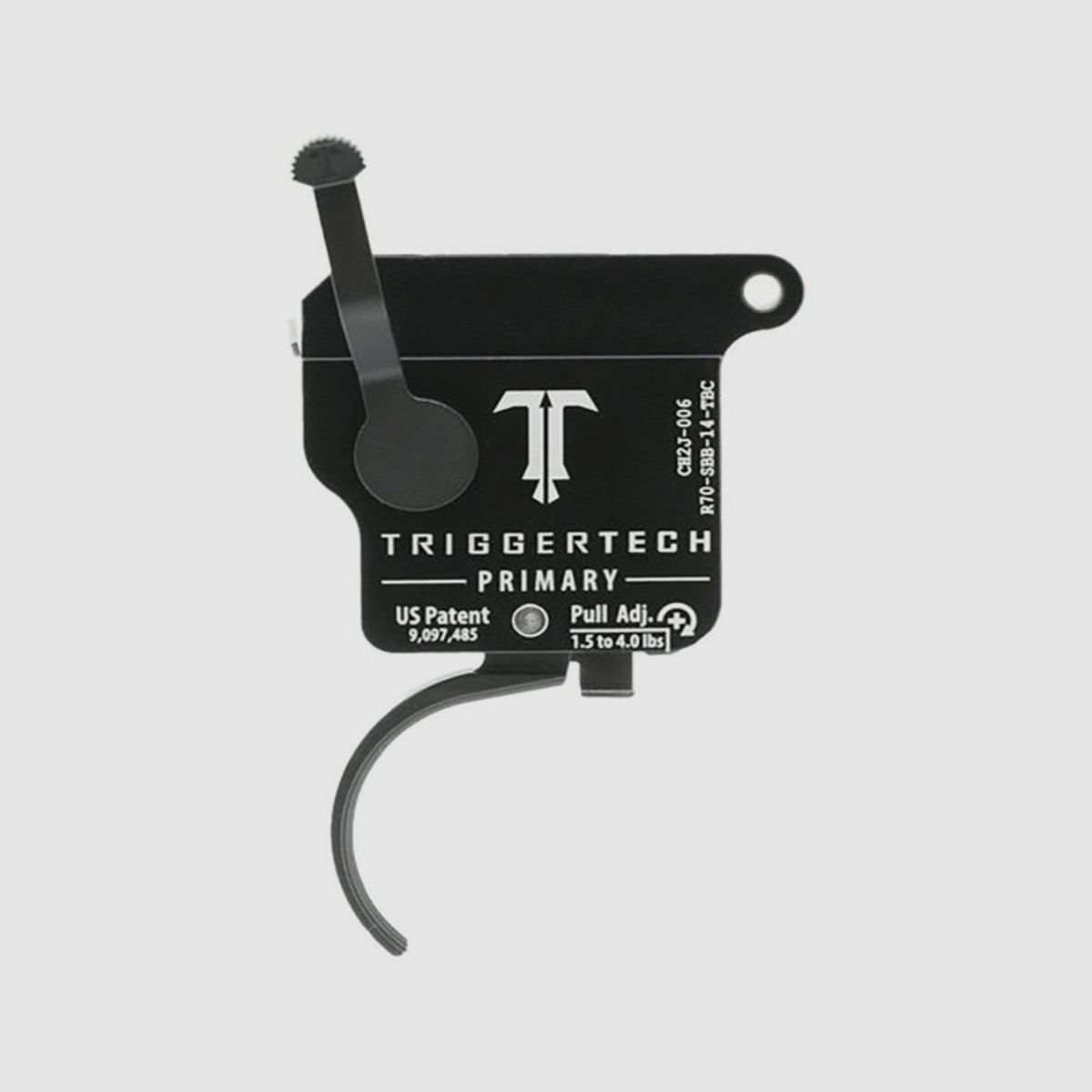 Trigger w/Safety 1.5-4lbs curved Black Rem-700