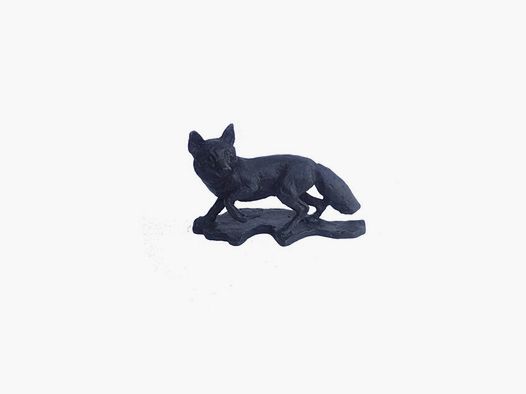 Lovergreen kleine Bronzestatue Motiv schleichender Fuchs von Marie Boisson
