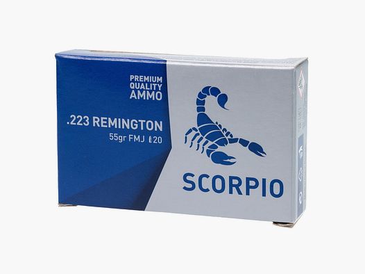 Amunicja STV Scorpio 3,56g 55gr FMJ 223Rem 1000szt.