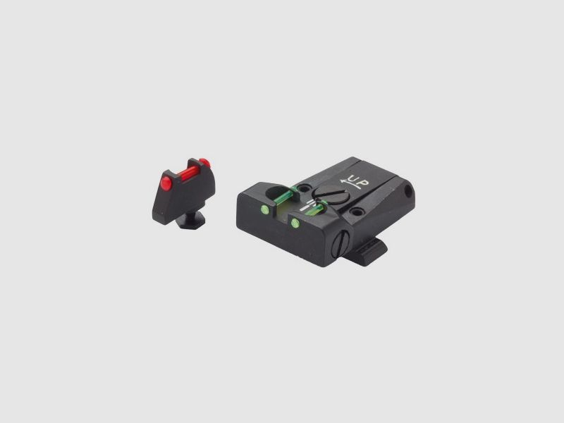 LPA Sights Visier f. Glock 17-41 TTF36GL - Fibre Optic