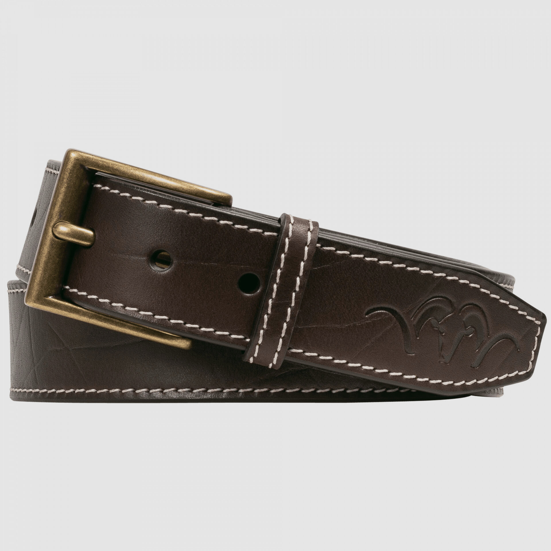 Cinturón de cuero Blaser color cognac o toffee