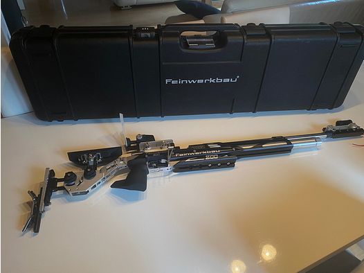 Feinwerkbau X800 Alu (Top-Zustand) inkl. SCATT-Schiene, RWS-Munition, Koffer & Zubehör – Komplettset eines Deutschen Meisters 