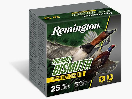 Cartuchos de caza 12/70 REMINGTON Premier Bismuth 36gr. P-5