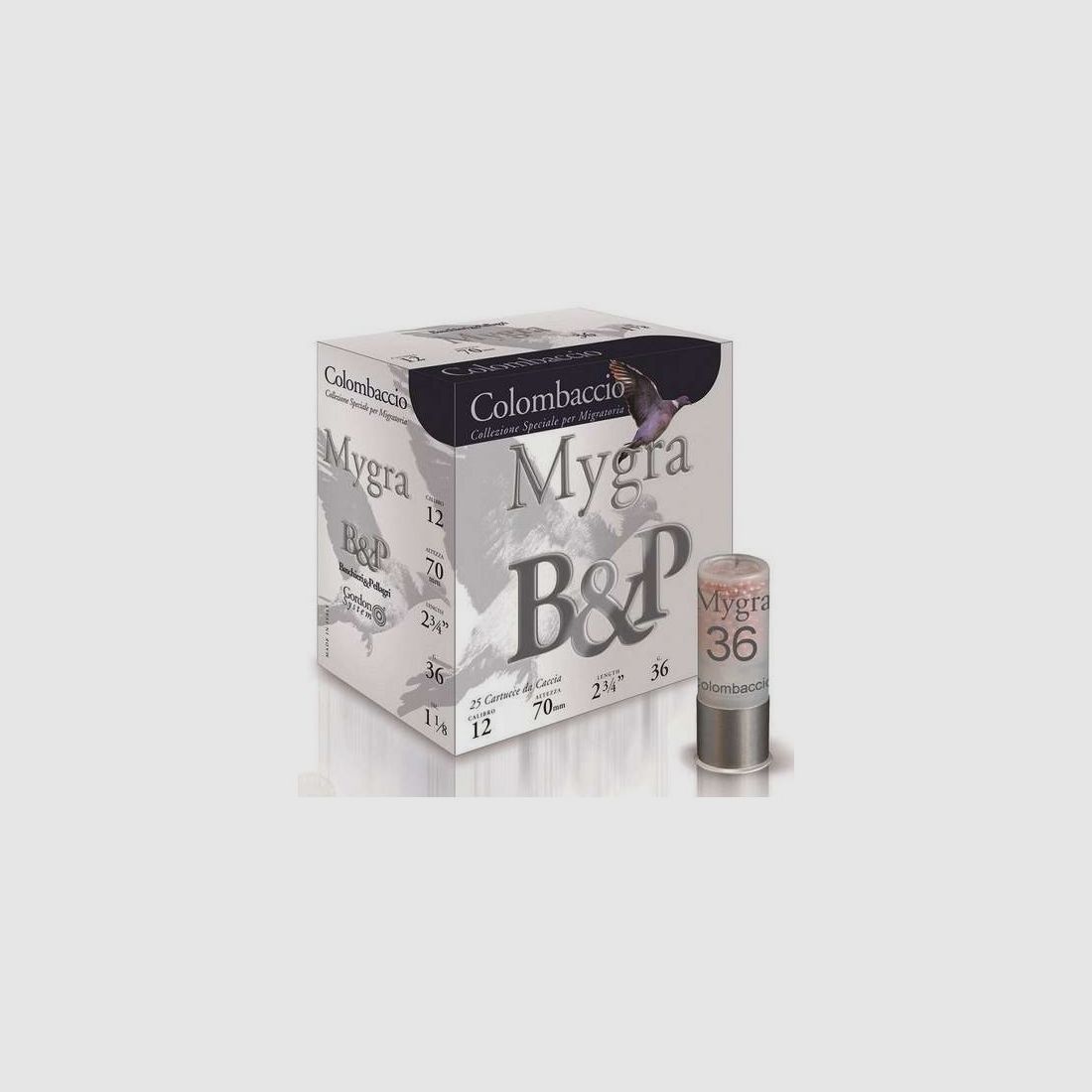 B&P MYGRA COLOMBACCIO Kal. 12 36g Nr. 5,5