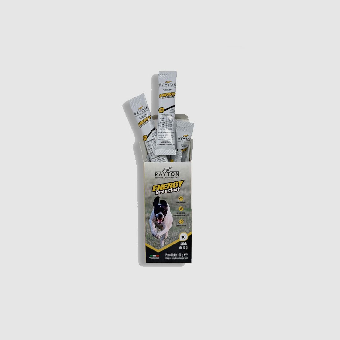 RAYTON – ENERGY BREAKFAST | Verpackung mit 10 Einzelsticks zu je 10 g, Bild 2 von 4