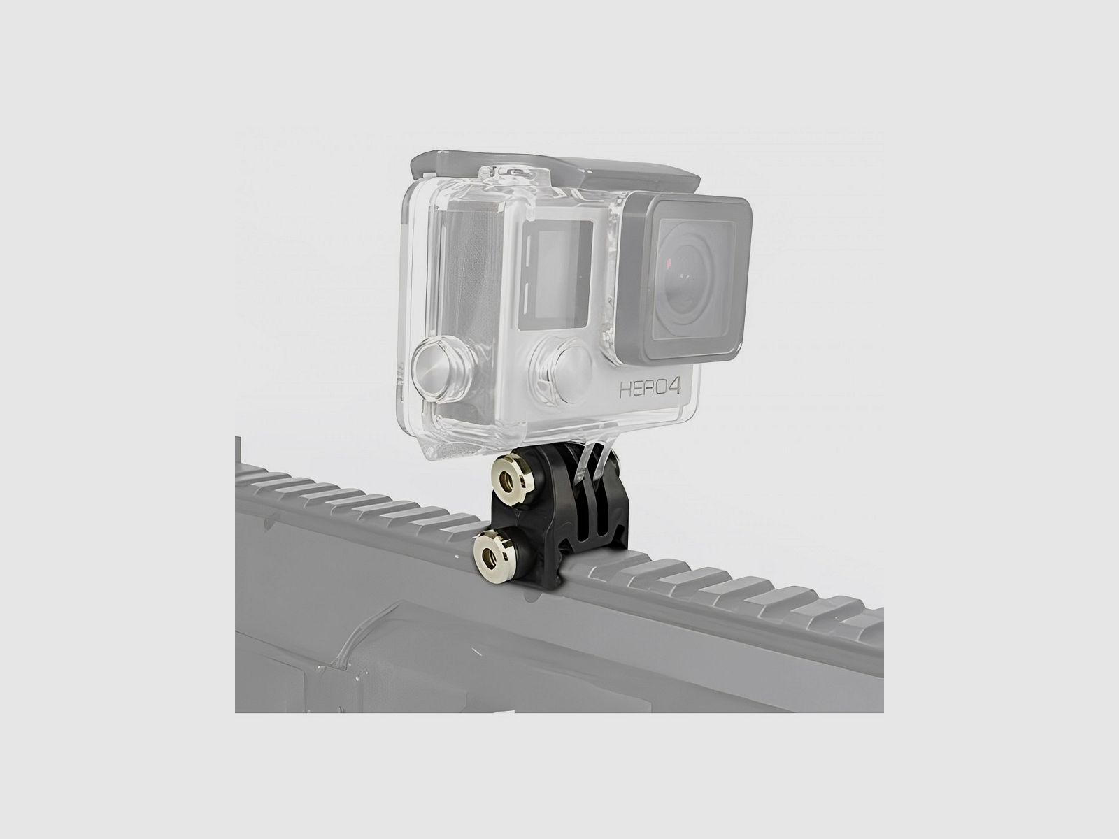 Wosport Go Pro Halterung auf 22 mm Schiene schwarz, Bild 3 von 3