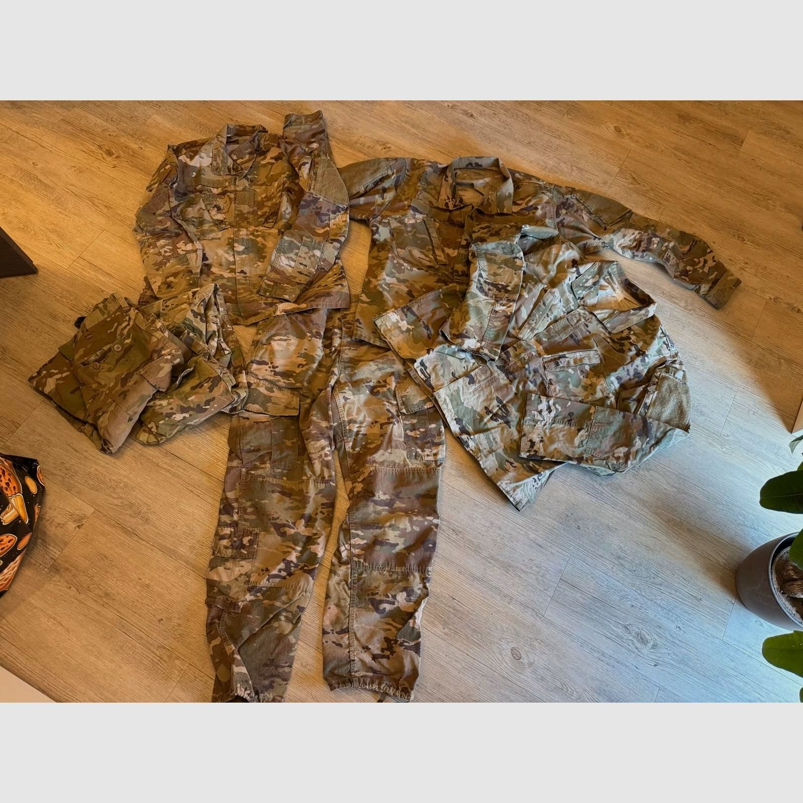 US Army Flecktarn kurtka polowa i spodnie rozmiar M - XL
