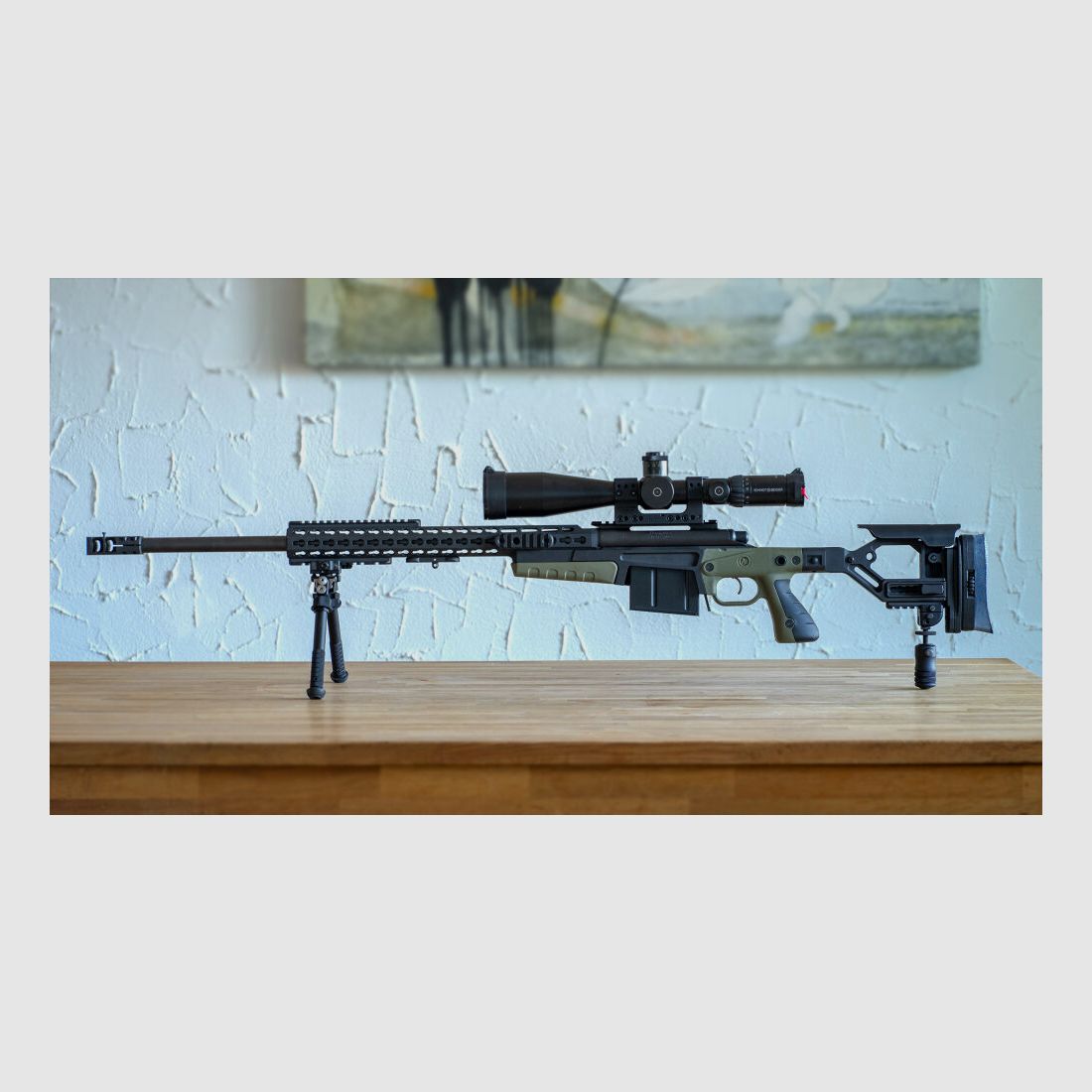 Remington 700 / Accuracy International original AICS-AX Crosse Pliable Carabine de Précision Personnalisée .300 Win. Magnum – Remington 700 / Accuracy International AX AICS Action Longue, image 7 sur 7