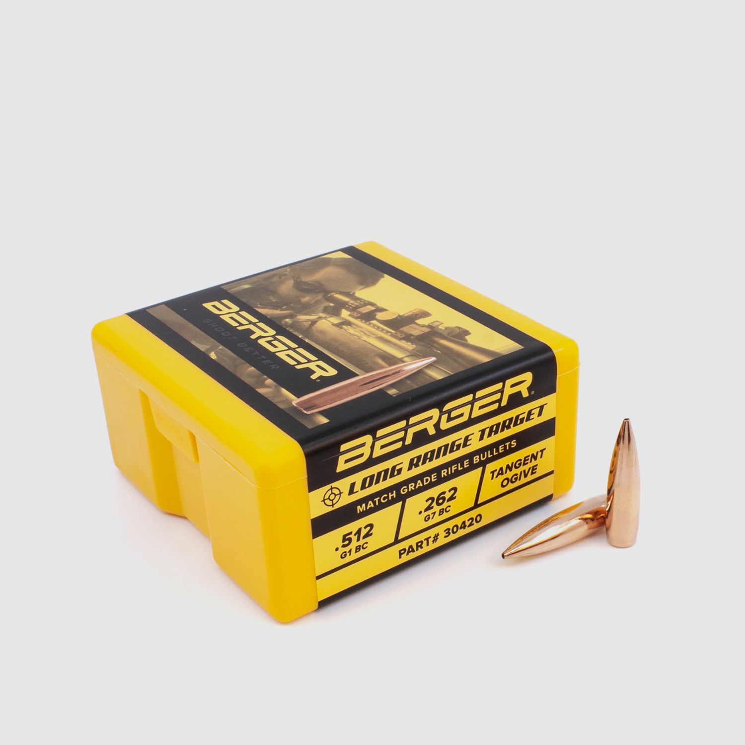 Berger Geschoss .30 Long Range BT Target 175GR 100 Stück