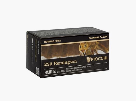 .223 Rem Fiocchi FMJ HP 50 gr