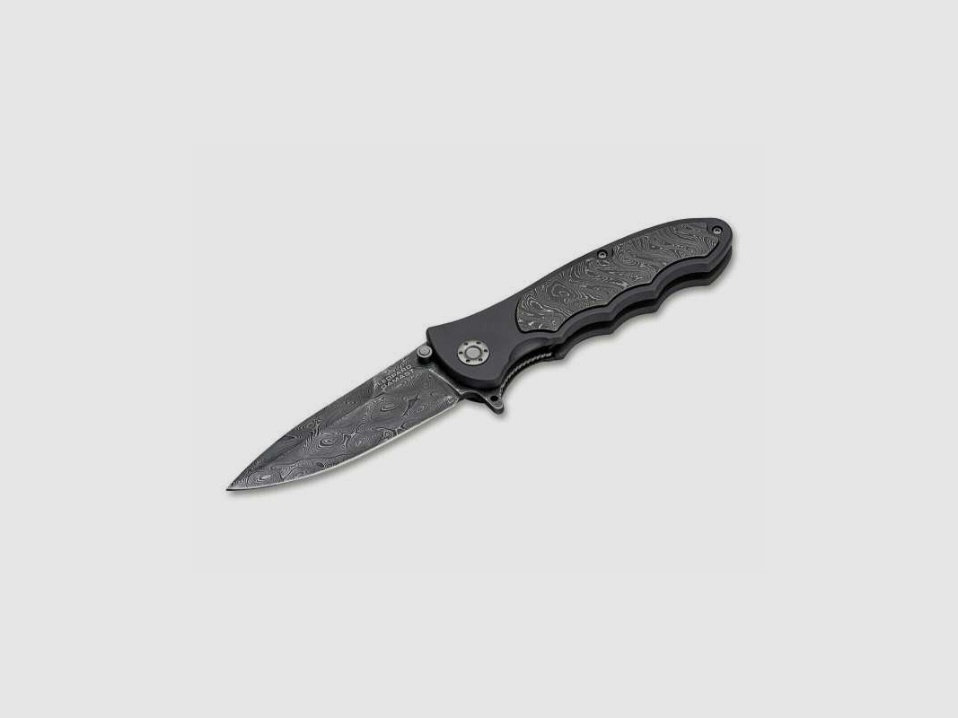 Böker Leopard Damast III Collection Messer Panzer Stahl