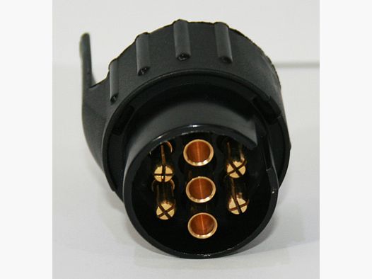 1 x PKW Anhänger Trailer Strom Elektrik Stecker Adapter: 7/13pol von PKW Alt 7 polig > NEU 13 polig