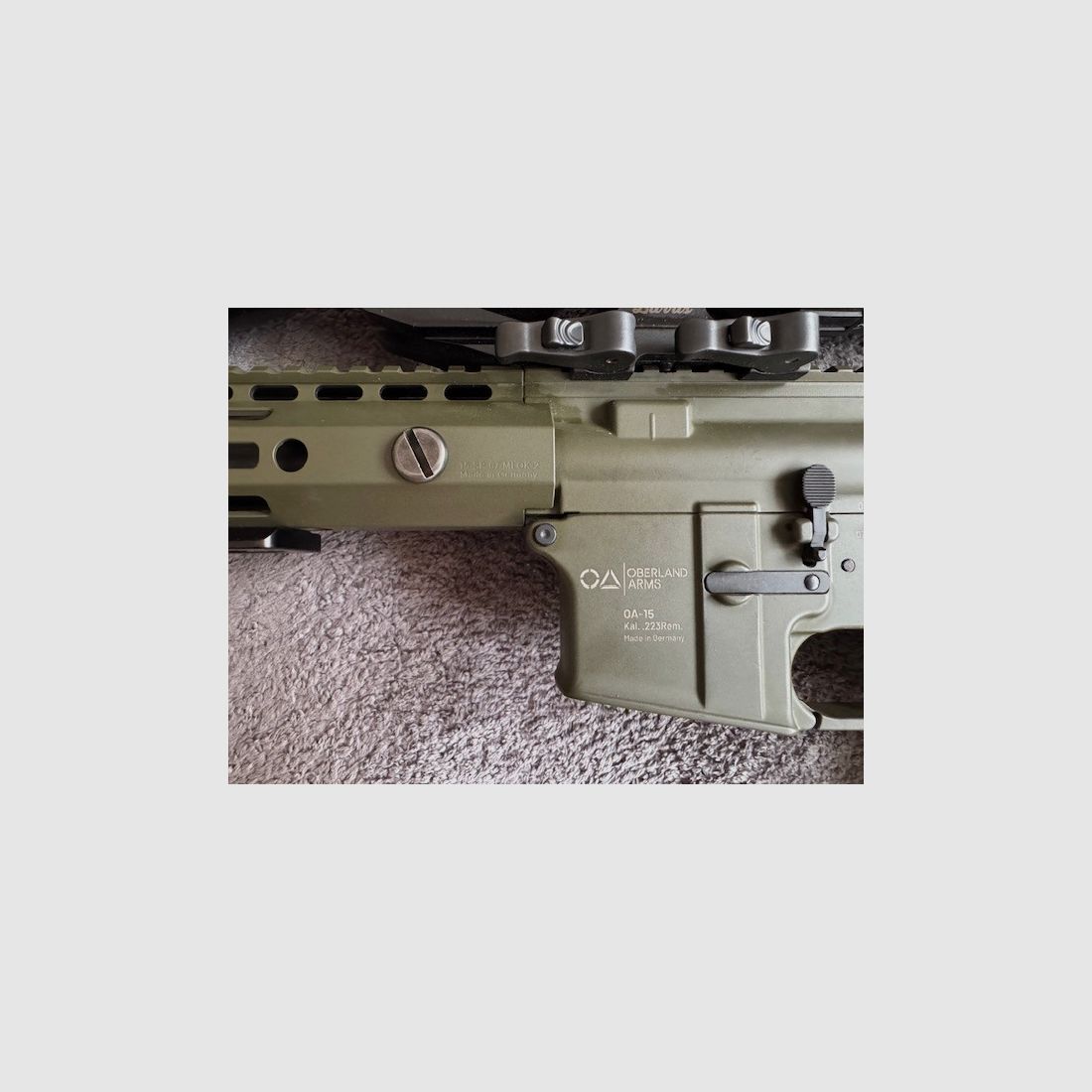 Oberland Arms AR 15 233 Rem / A-TEC, AR 30-4 Schalldämpfer/ Steiner Ranger 4 3-12x56mm