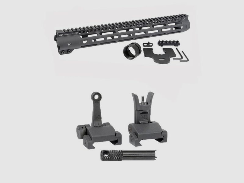 MIDWEST INDUSTRIES 15″ SLIM LINE HANDGUARD MIT KLAPPENKAMPFVISIEREN
