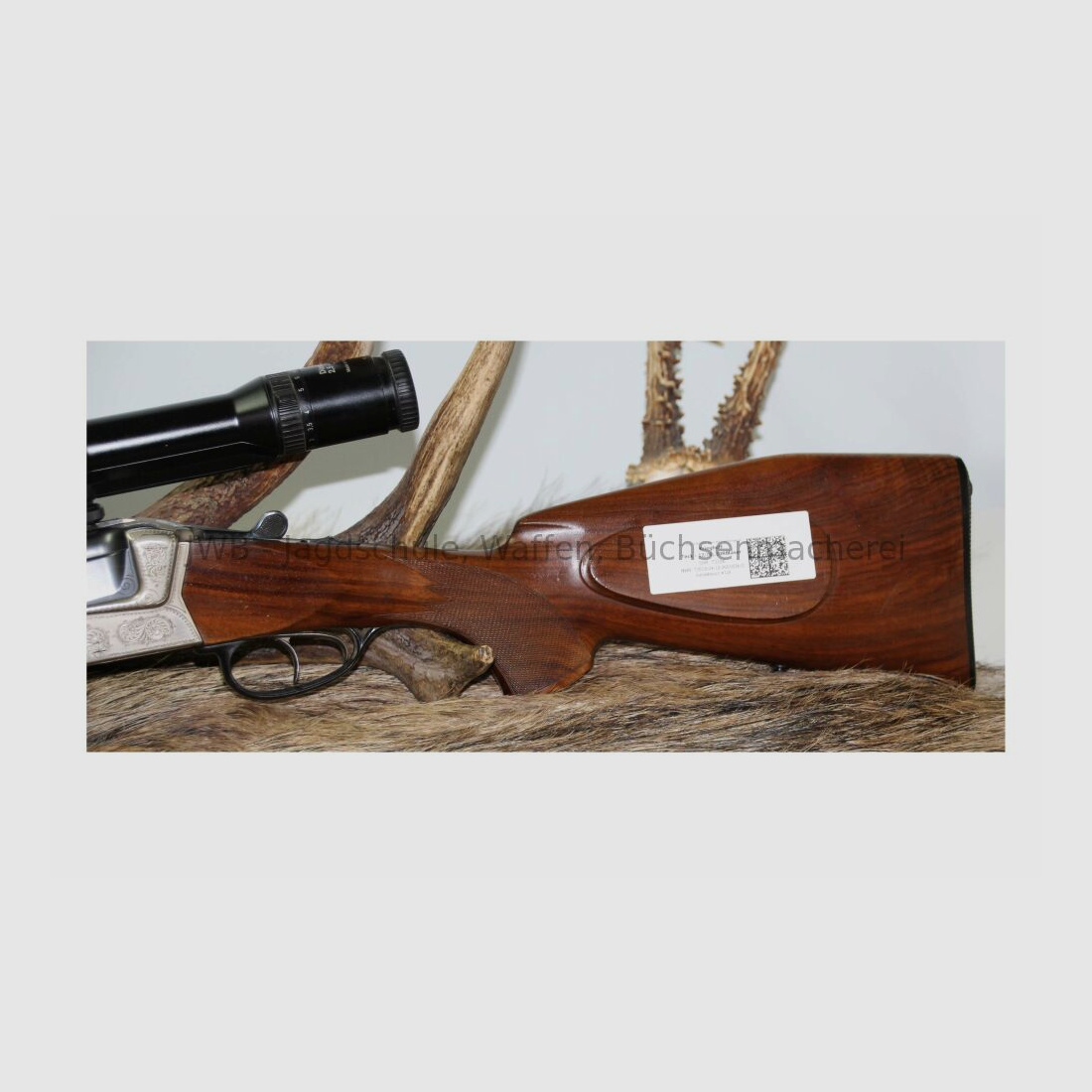 Fucile a canna rigata Krieghoff Teck con canna intercambiabile per doppietta 12/70;.30RBlaser