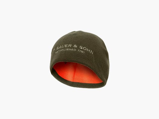 Sauer Reversible Beanie green orange