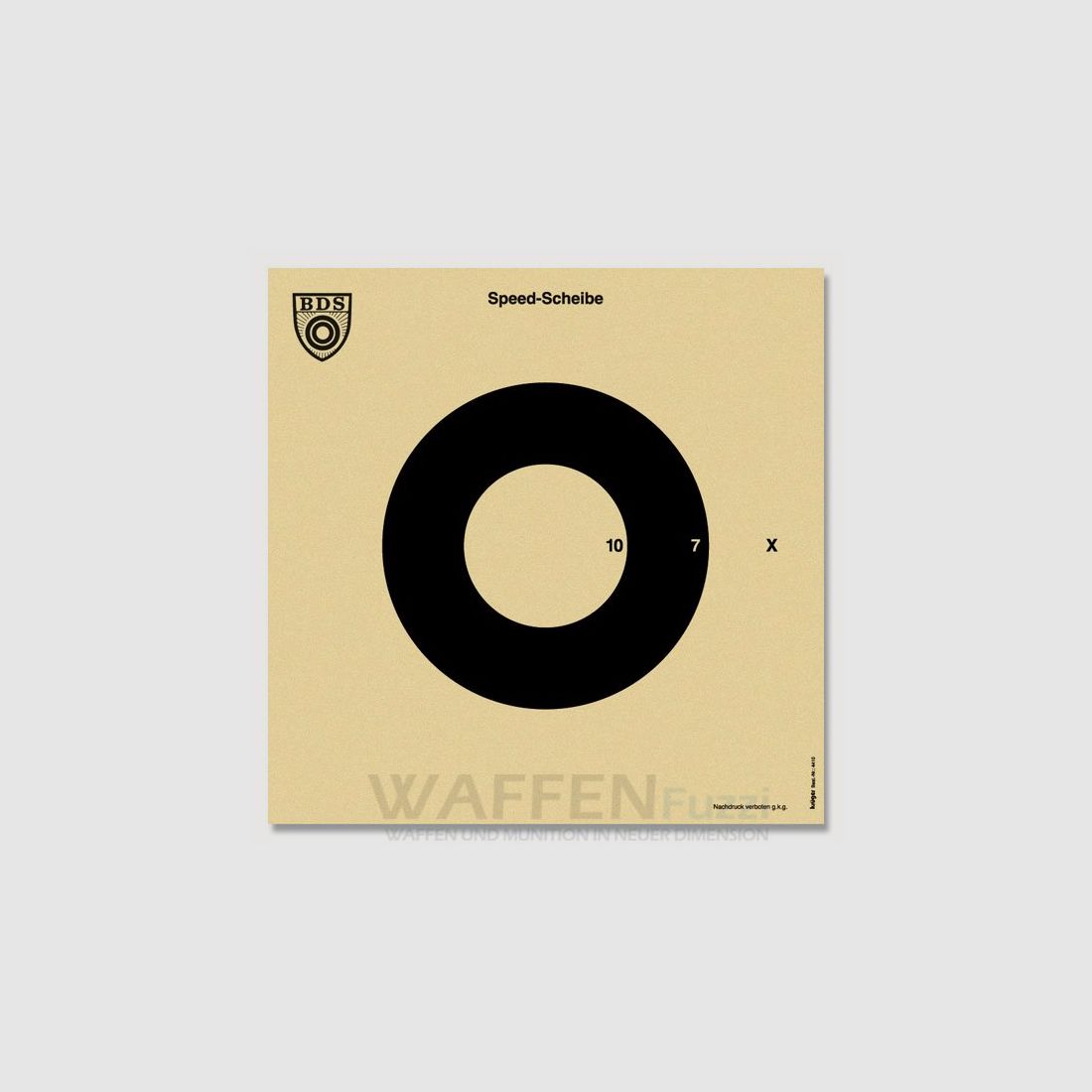 BDS-Speed-Disco per disco di caduta e fucile a più distanze 50 pz.