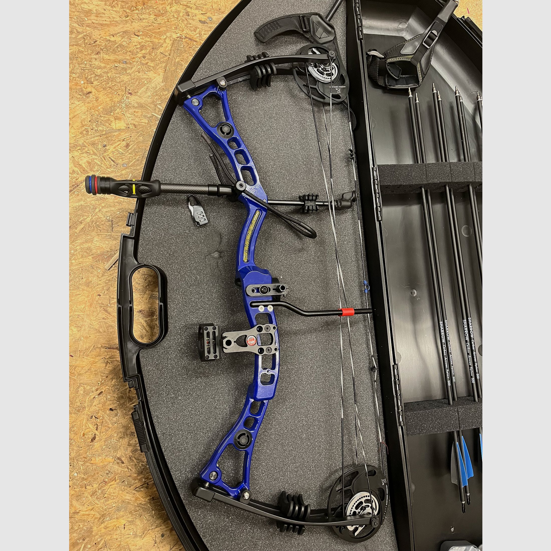 EK Archery AXIS Blau Komplettset TAUSCH