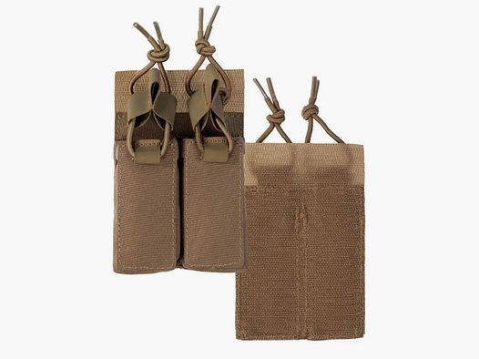 Mil-Tec Mil-Tec Magazintasche Pistole Double mit Klettrücken dark coyote