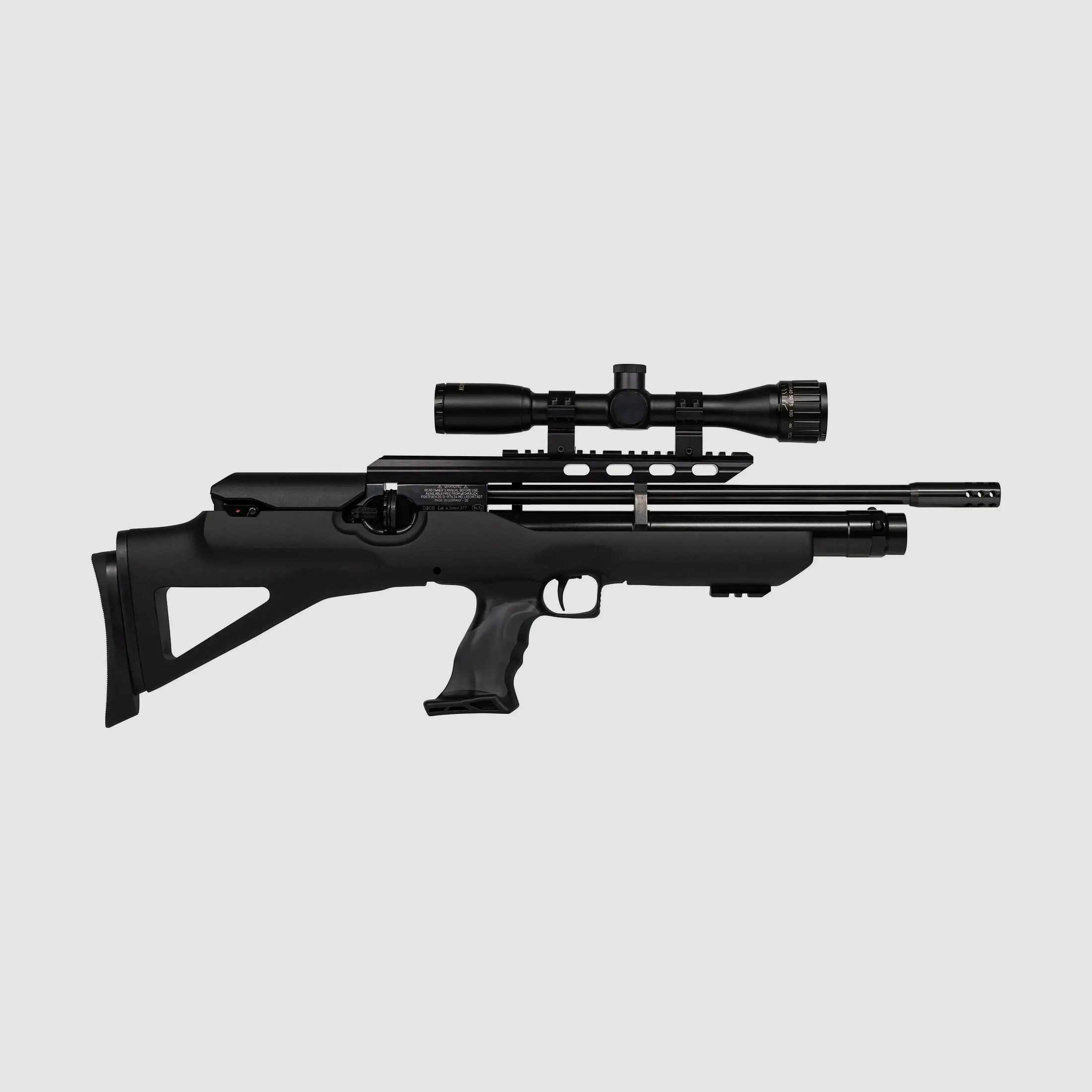 Weihrauch Weihrauch HW 100 Fucile ad aria compressa Bullpup 4,5 mm F 410 mm canna con freno di bocca