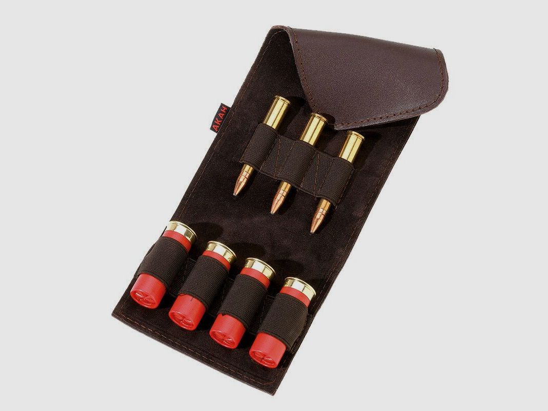 AKAH Patronenetui aus Büffelleder
