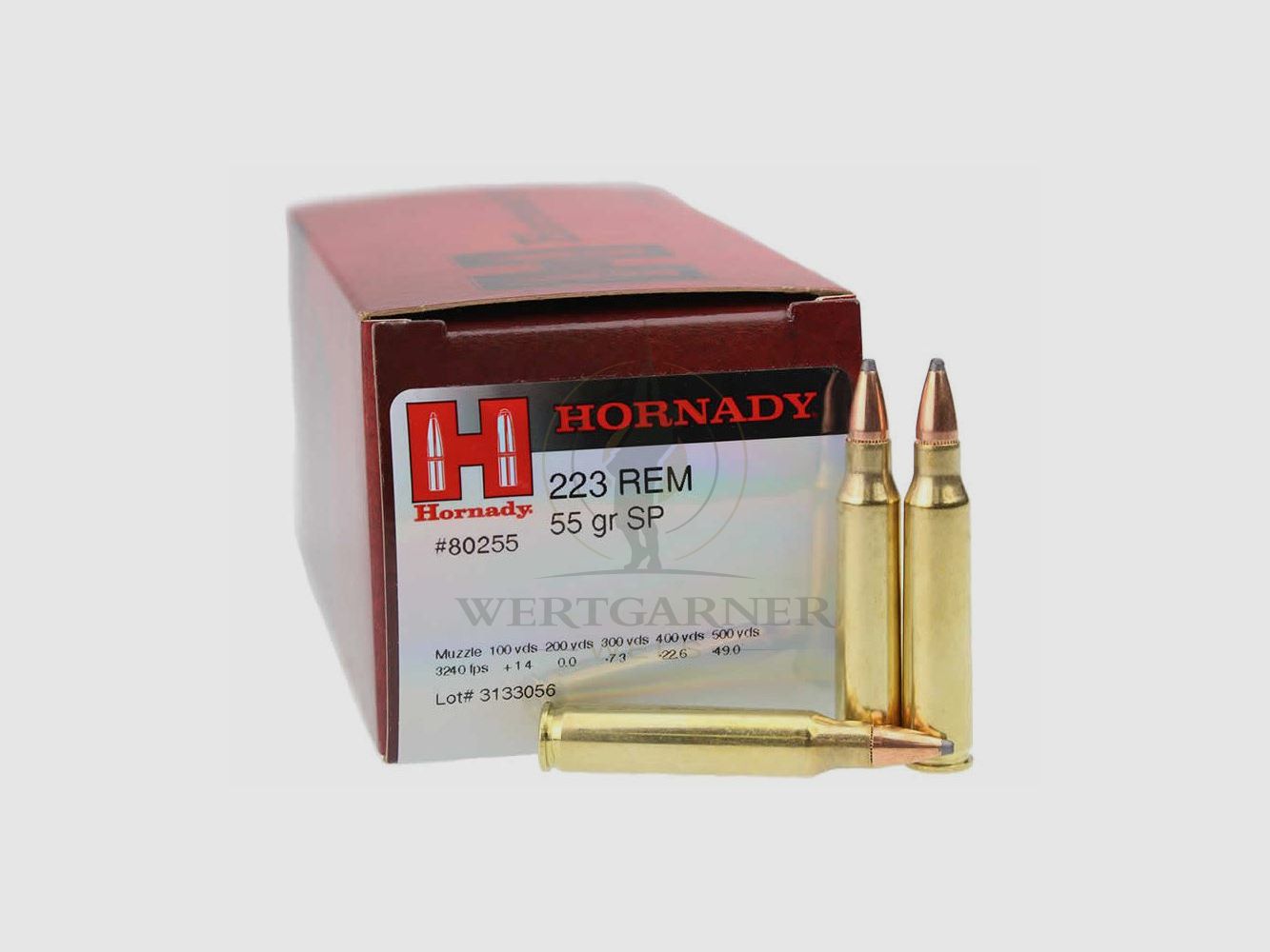 Hornady .223 Rem 55gr SP Custom, 50 st./Pkg.