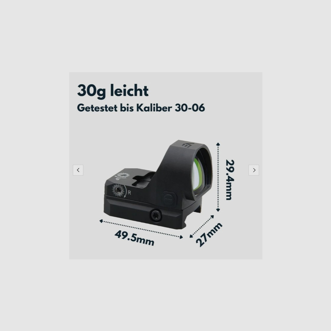 Vector Optics SCRD-M36 Frenzy-X 1x22x26 MOS Multi Reticle - Leuchtpunktvisier