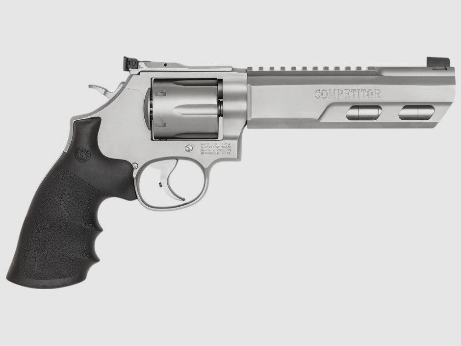 SMITH & WESSON - Révolver 686 Compétiteur 6" Acier inoxydable mat