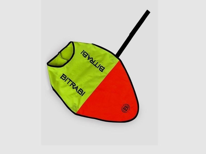 Bitrabi Mantellina cane alta visibilità Arancio, immagine 2 di 2