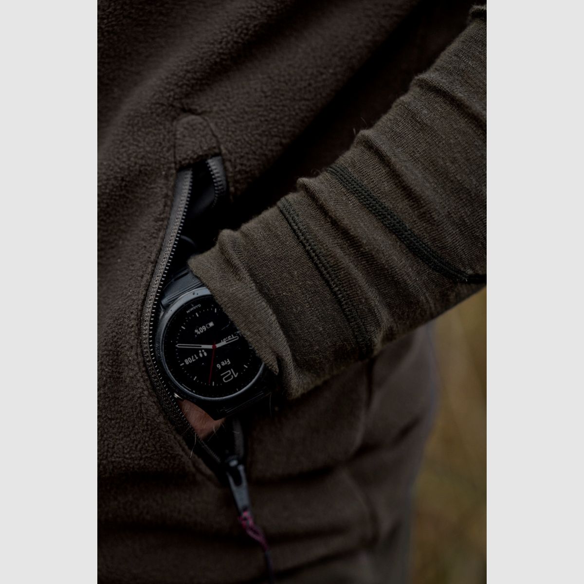 HÄRKILA Aspire Chaleco de Forro Polar Shadow Brown