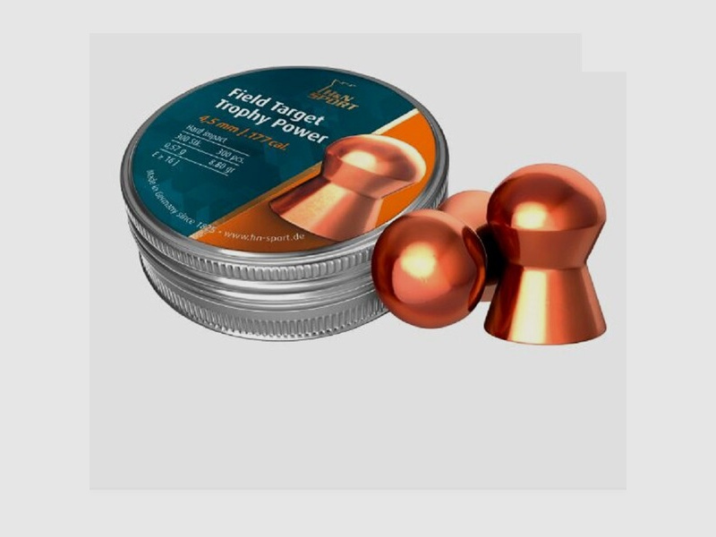 H&N Luftgewehrmunition Field Target Trophy Power - 300 Diabolo - Kal. 4,5 mm /. - Versandkostenfrei