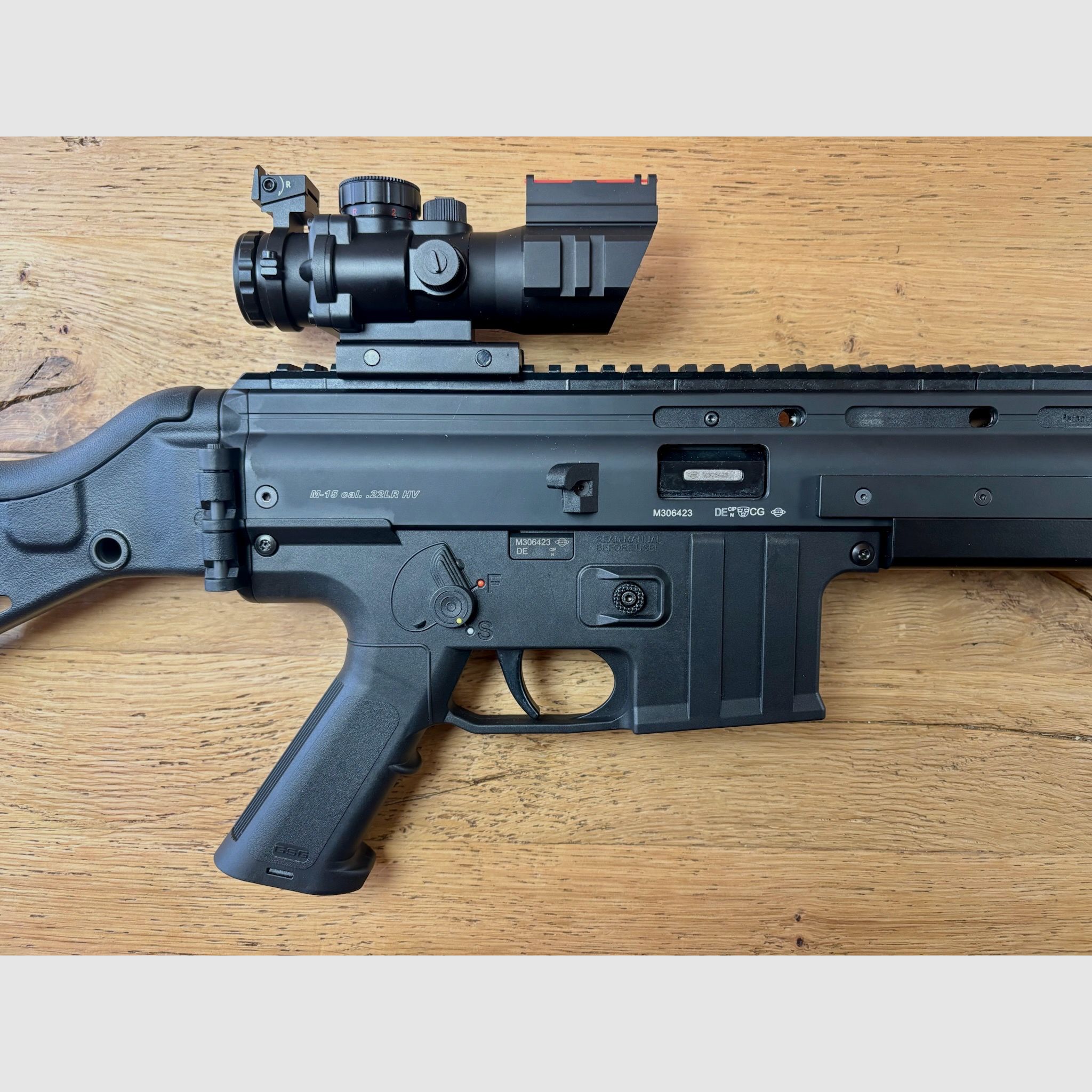 GSG Mauser M15 Cal. .22lr, incl Rifle Scope 4x32 e caricatore a tamburo - like new