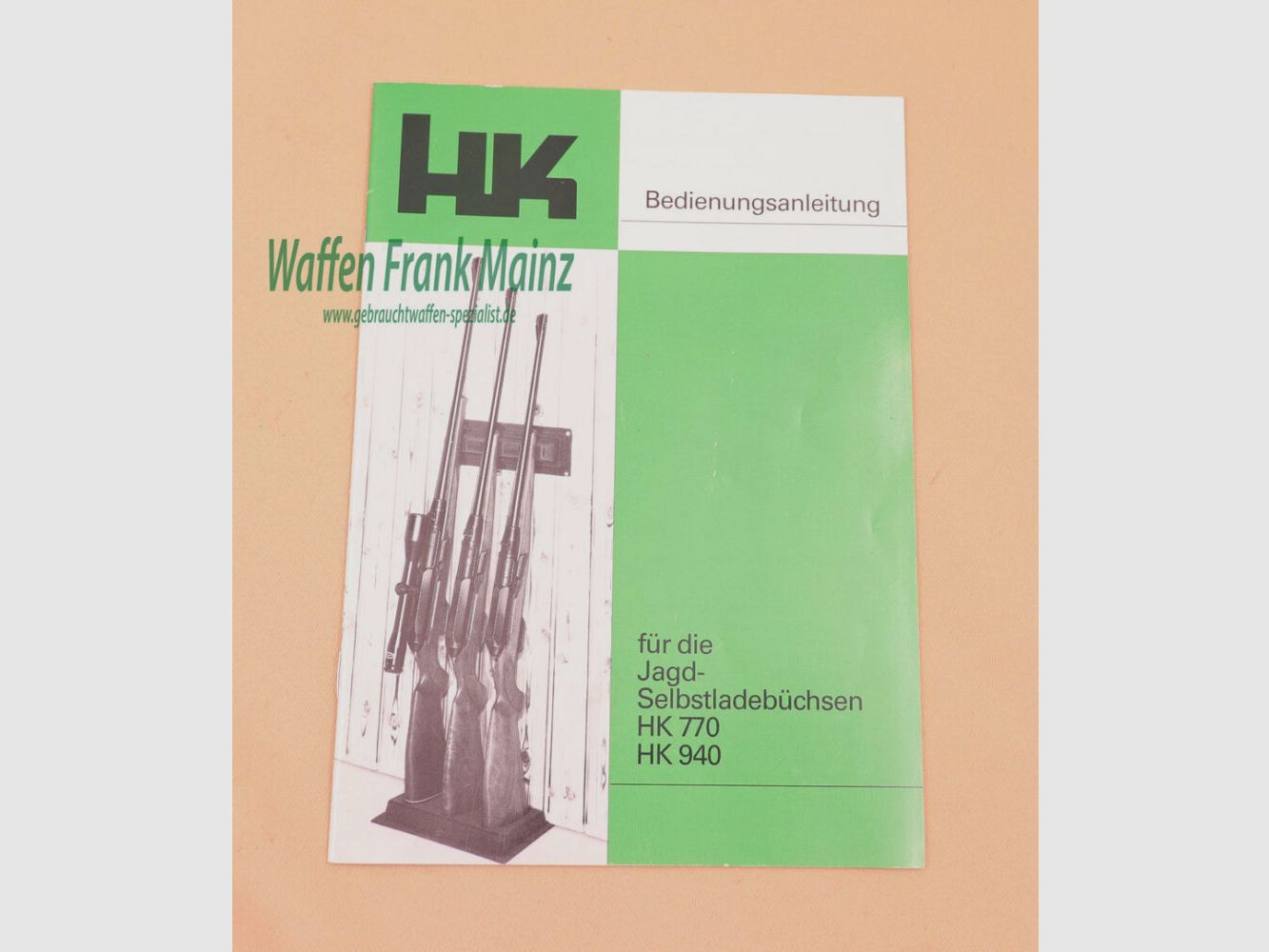 Heckler & Koch - Oberndorf Bedienungsanleitung 770/940