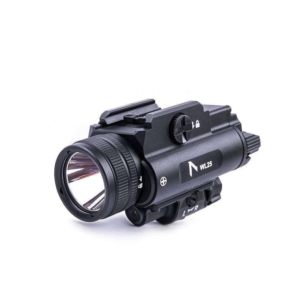 Torcia tattica per armi NEXDOT WL25 con mirino laser – 1200 lumen