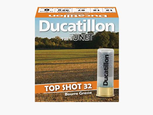 Box mit 25 Patronen mit fetter Ladung Kal. 12/67 Top-Shot 32 Pb8